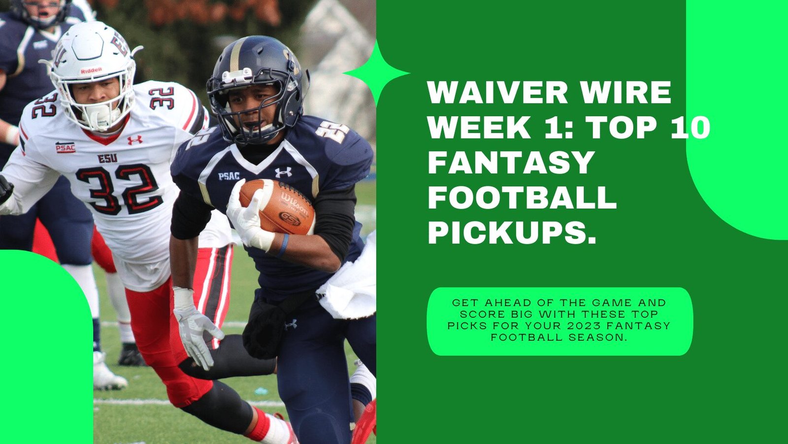 Waiver Wire Week 1 Top 10 Fantasy Football Pickups for 2023