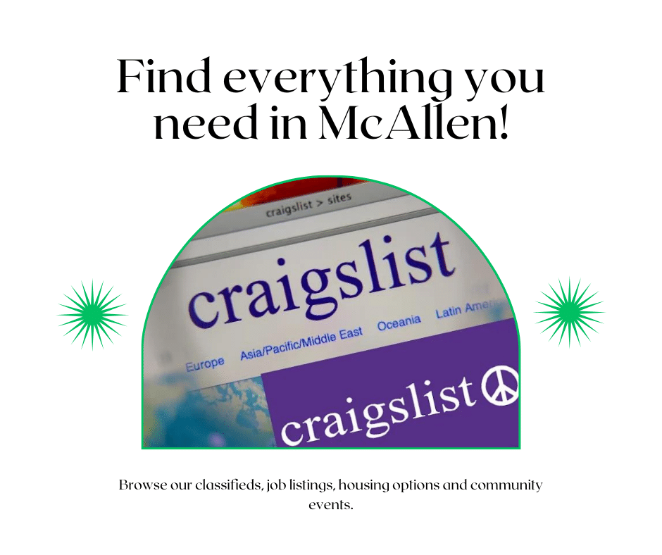 Craigslist McAllen Your Hub for Local Classifieds, Jobs, Housing, and Community Events