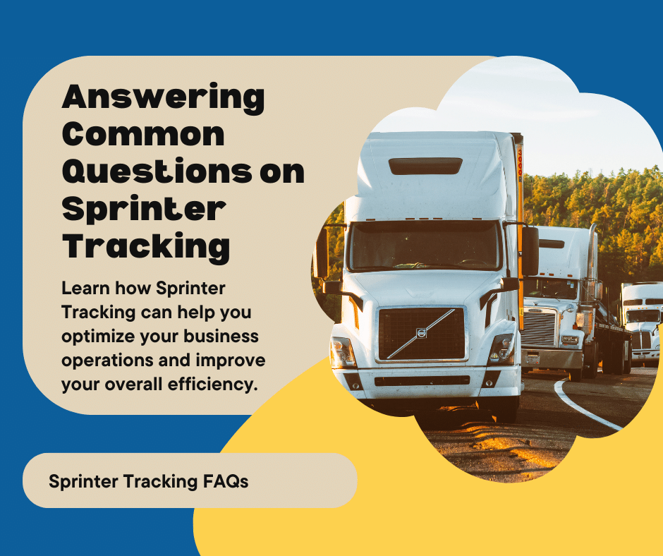 Frequently Asked Questions on Sprinter Tracking